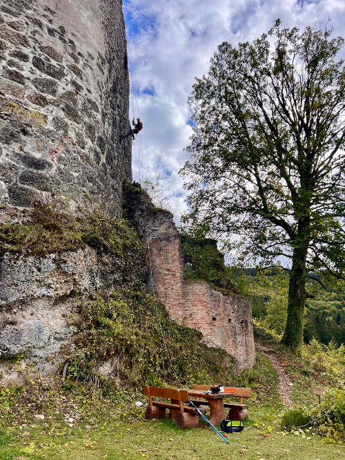 Aktionstage an der Alttrauchburg: Gemeinsam für den Erhalt des historischen Wahrzeichens